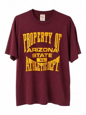 Vintage 80s ASU Arizona State USA Made Single Stitch Tee XL